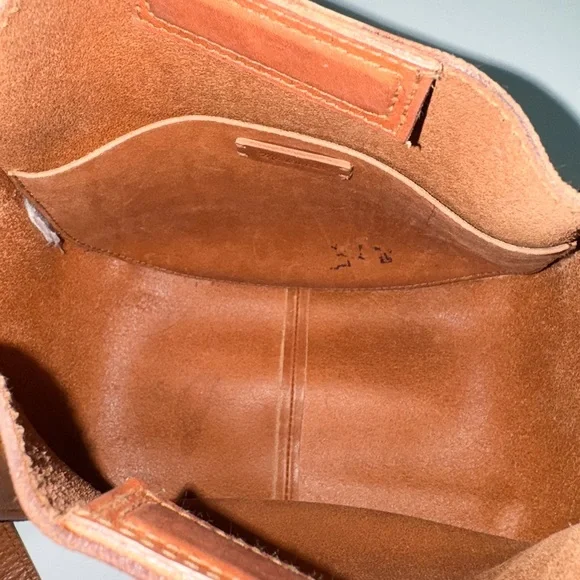 Madewell The Sydney Shoulder Bag Burnished Caramel Leather Crossbody - Picture 7 of 8